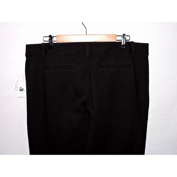 Lord & Taylor Black Pants Work Career Professional NWT Womens Size 16 Stretch - Picture 4 of 6